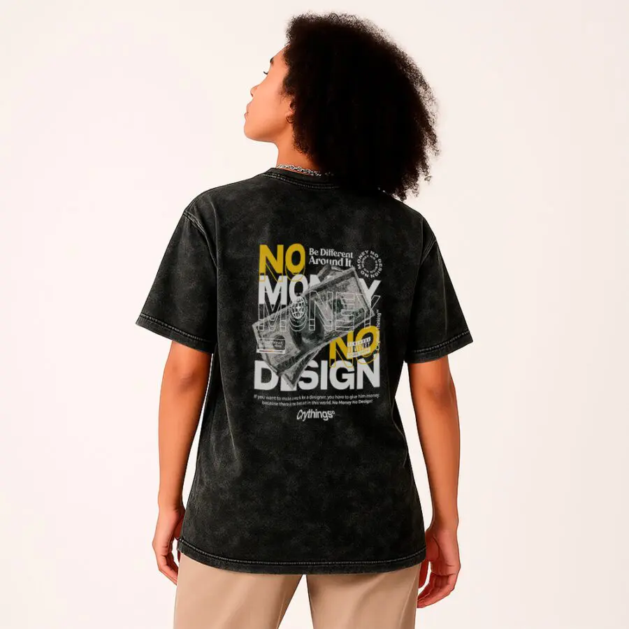 Remera Acid Wash de No Money, No design