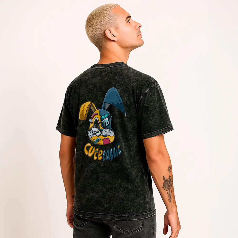 Remera Acid Wash de Cute Rabbit - Imagen 3