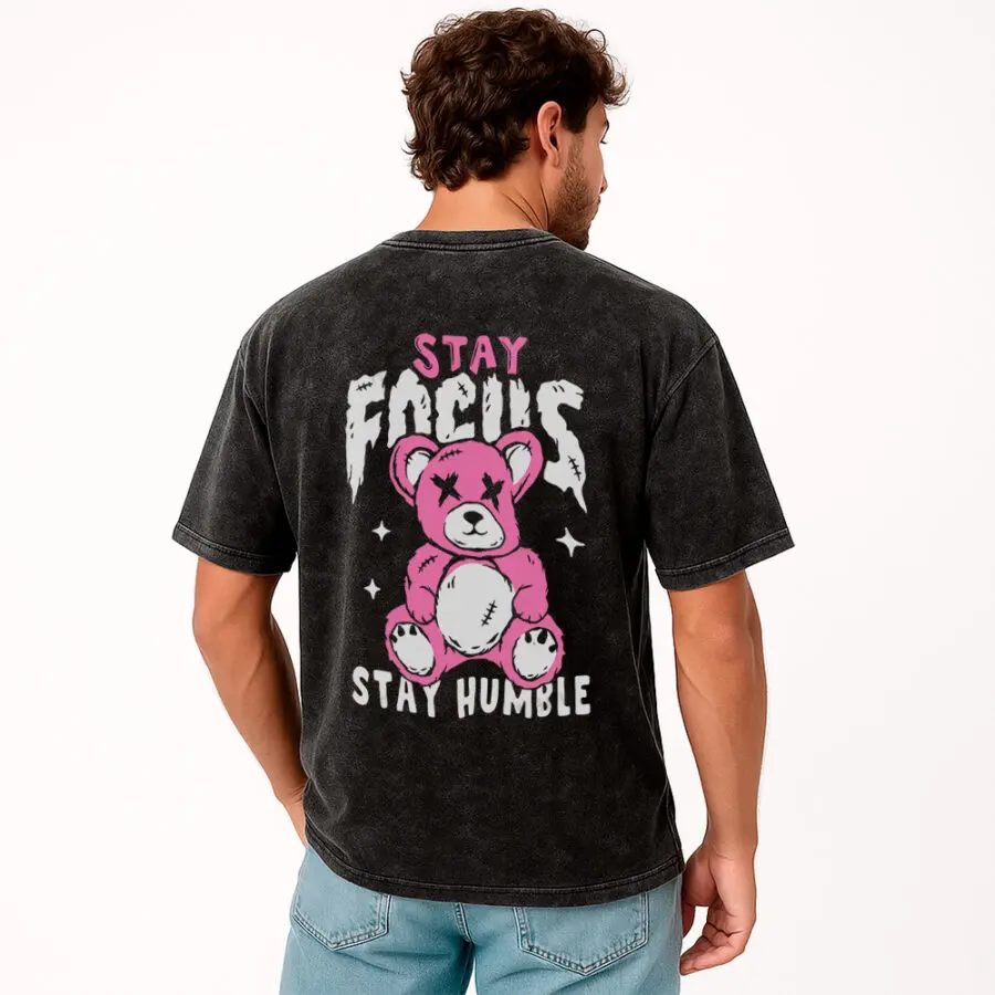 Remera Acid Wash de Stay Focus