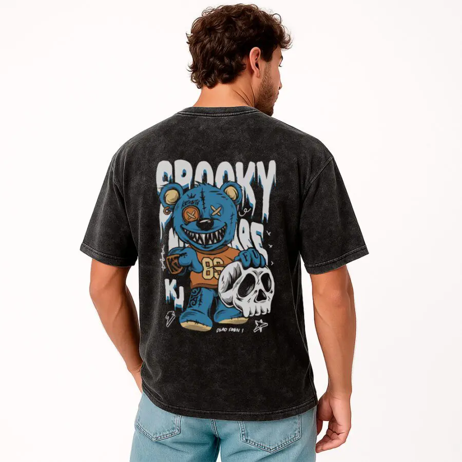 Remera Acid Wash de Spooky Bear