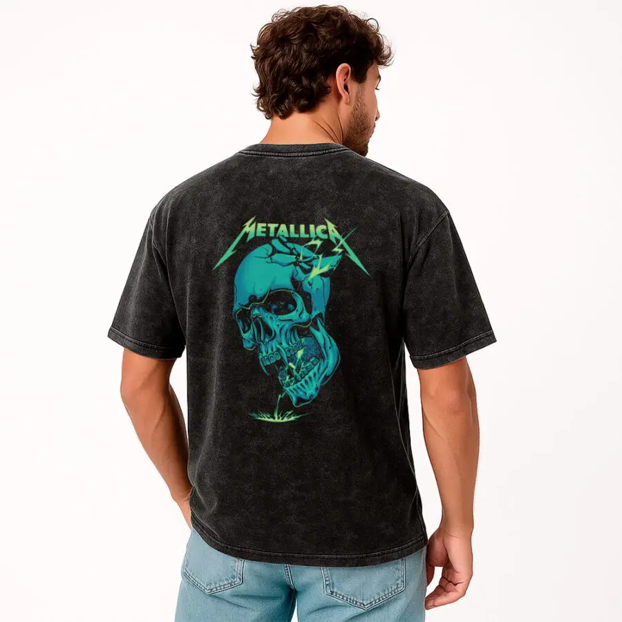 Remera Acid Wash de Metallica