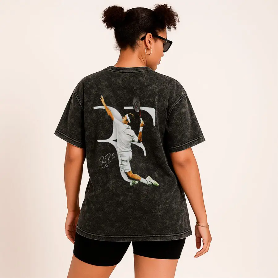 Remera Acid Wash de Roger Federer