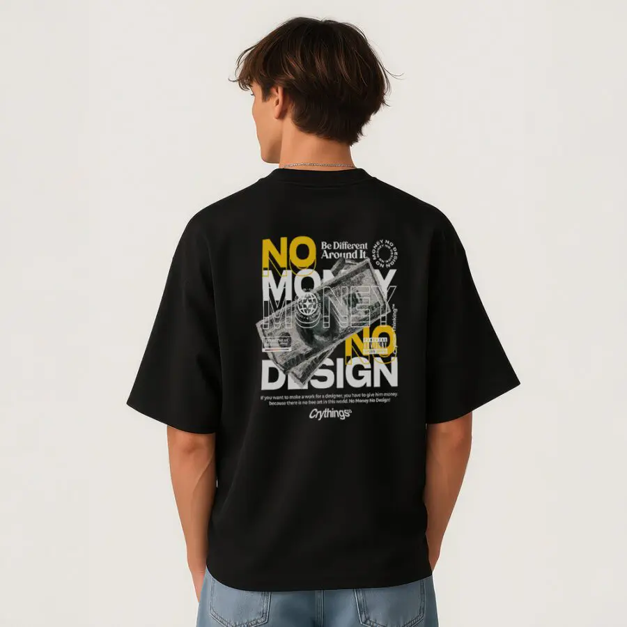 Remera de No Money, No design