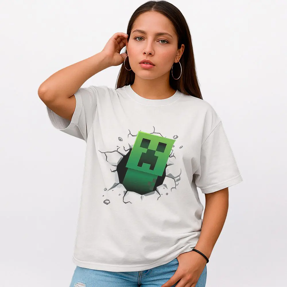 Remera de Minecraft – Creeper - Imagen 2