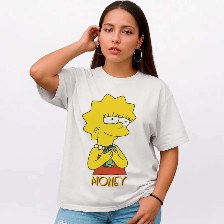 Remera de Money - Lisa Simpson