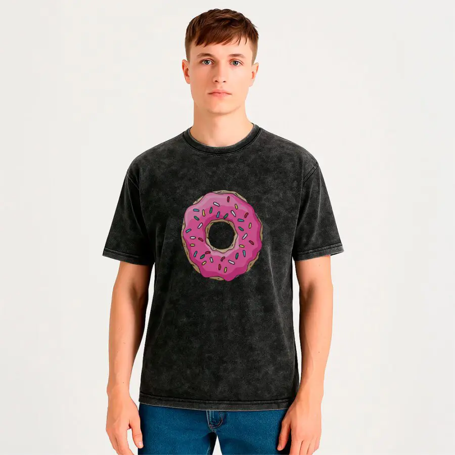 Remera Acid Wash de Dona Simpson