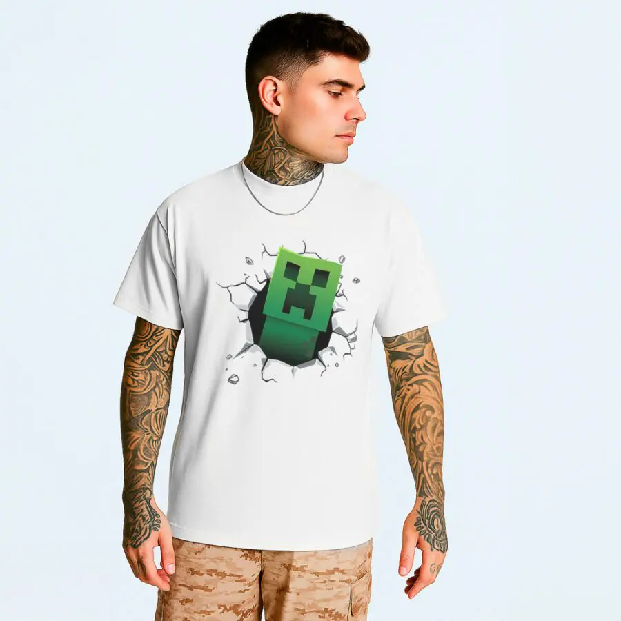 Remera de Minecraft – Creeper