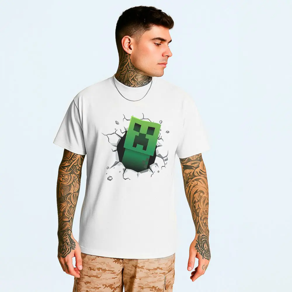 Remera de Minecraft – Creeper