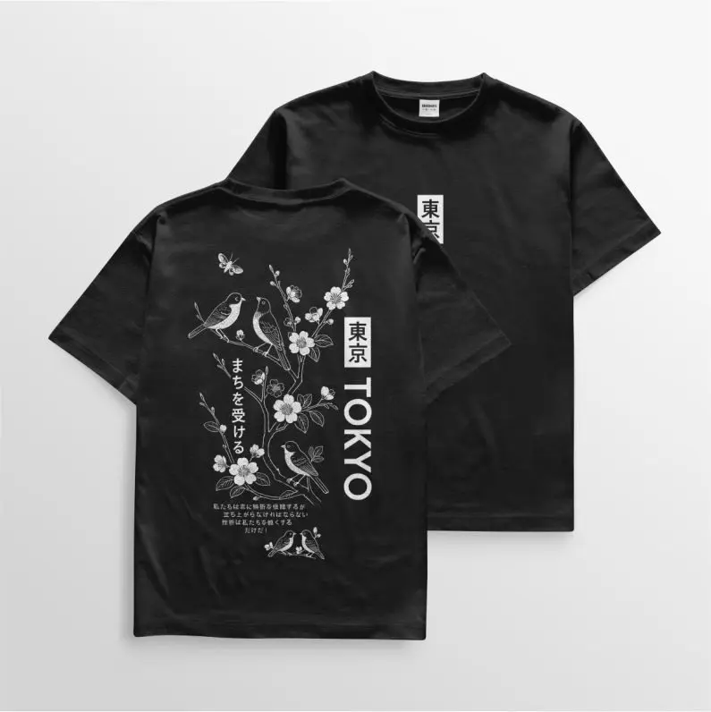 Pájaros y Sakura de Tokio