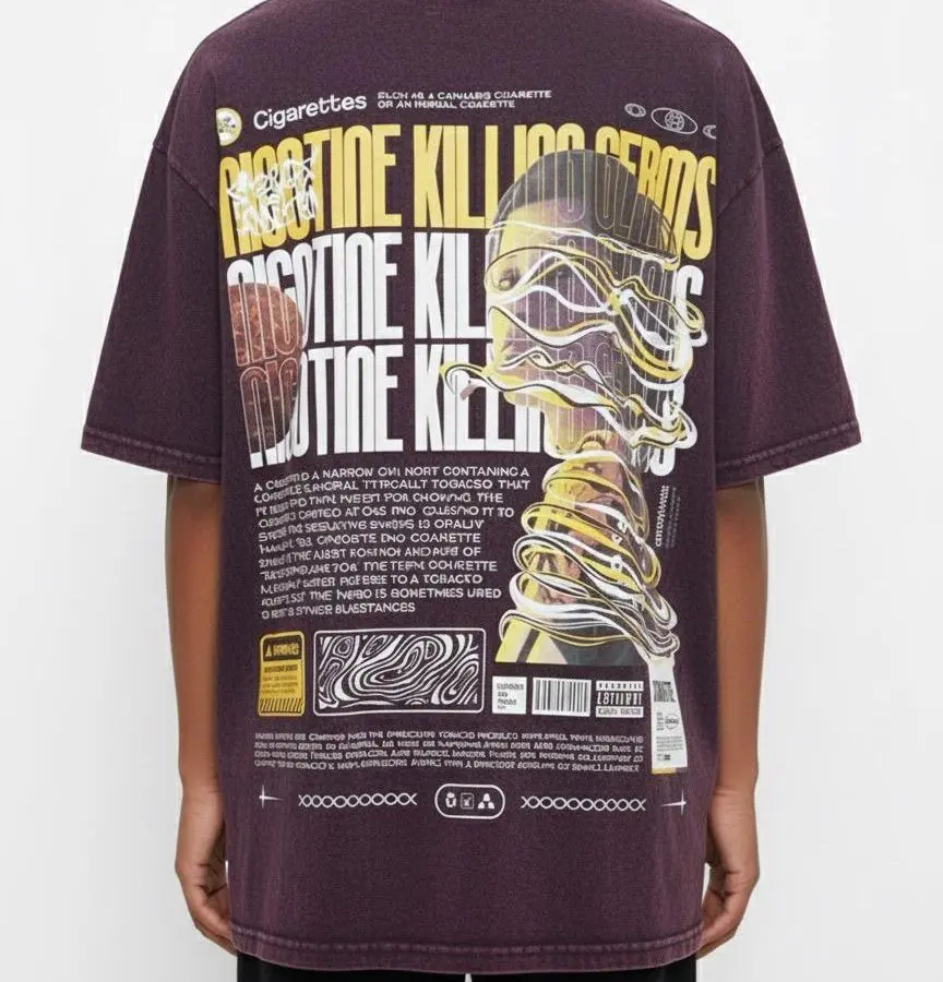 Remera Acid Wash de Cigarette