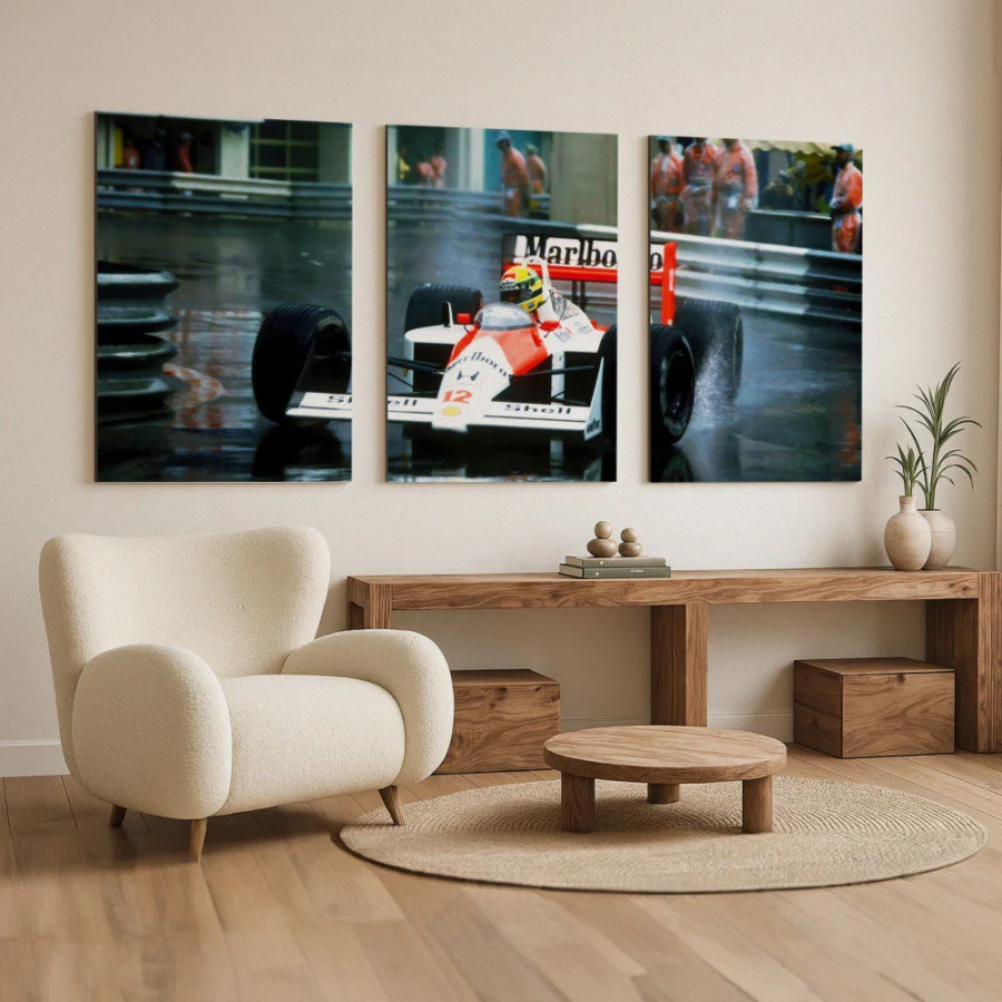 Mural Tríptico Ayrton Senna