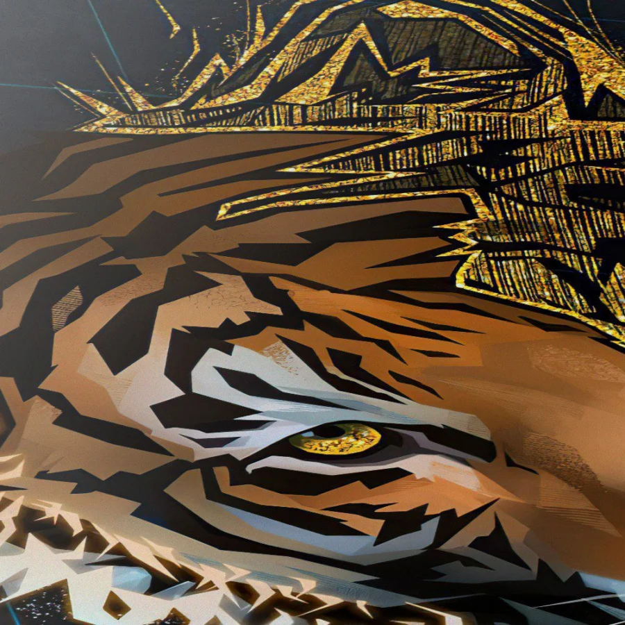 Mural Tríptico Animals