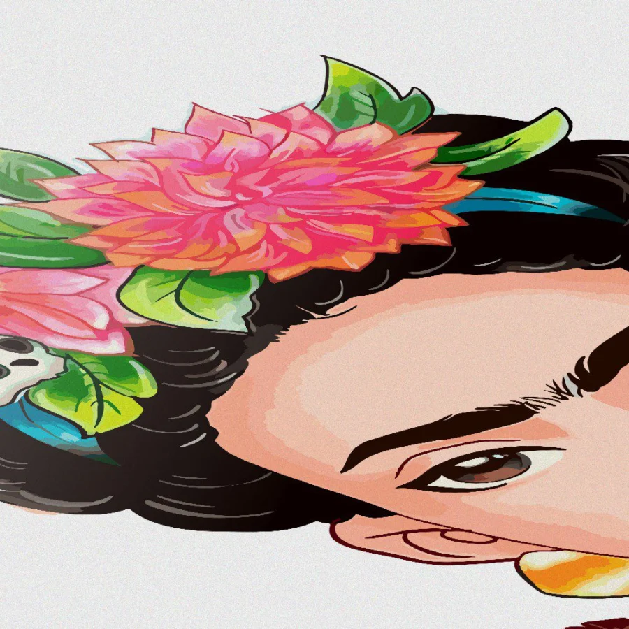 Mural Tríptico Frida Kahlo