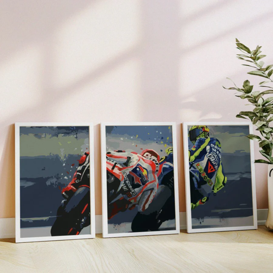 Mural Tríptico MotoGP