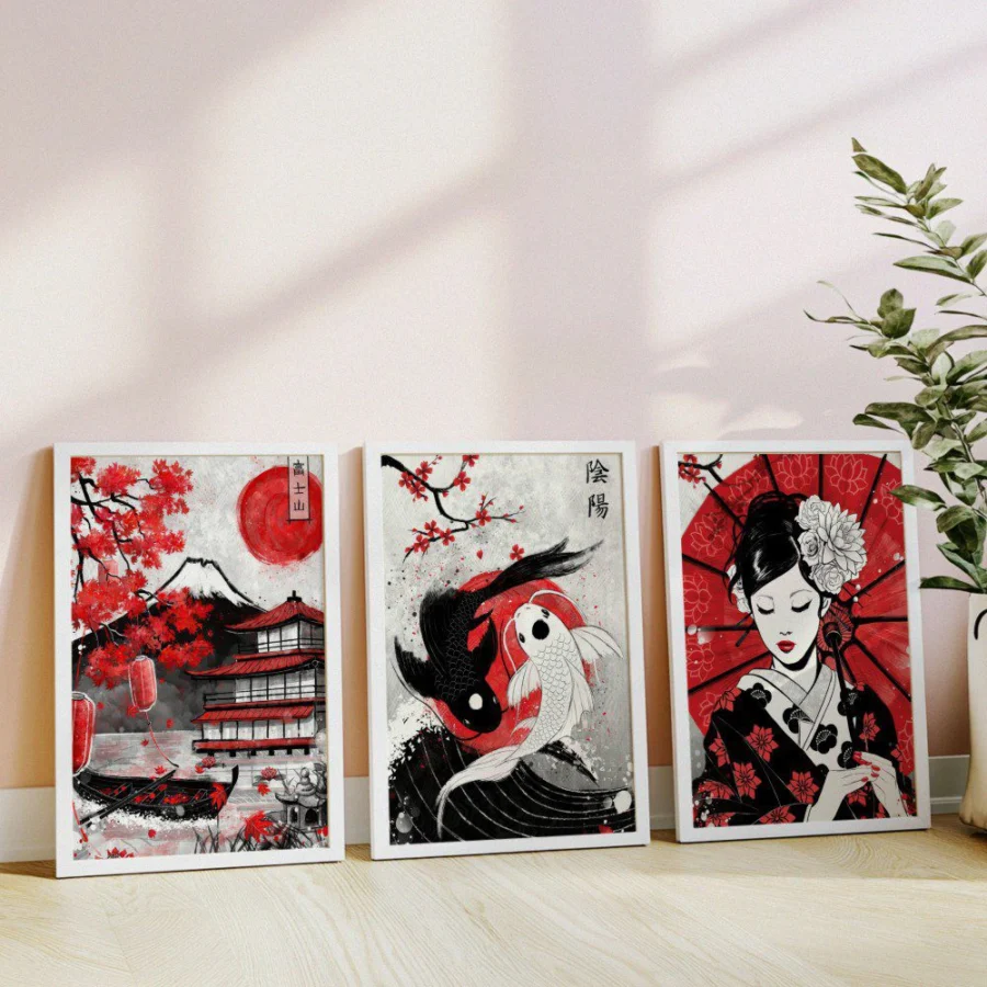 Mural Tríptico Japón