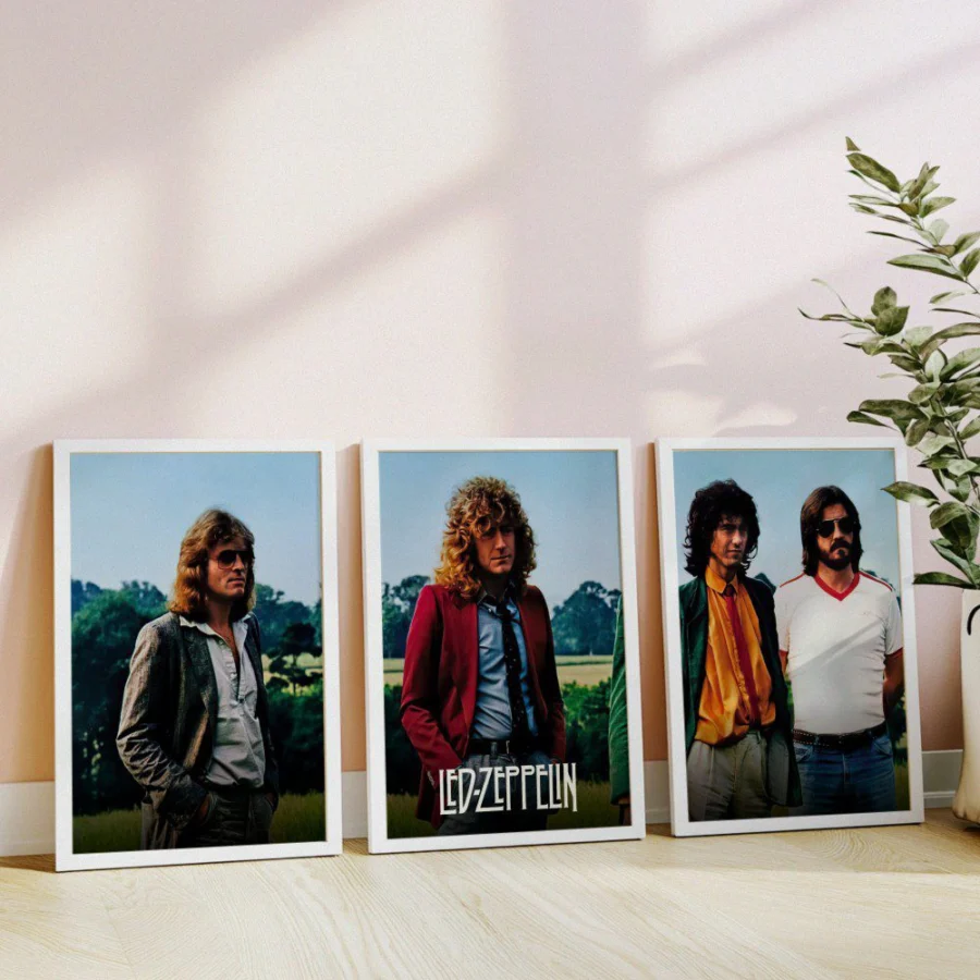 Mural Tríptico Led Zeppelin