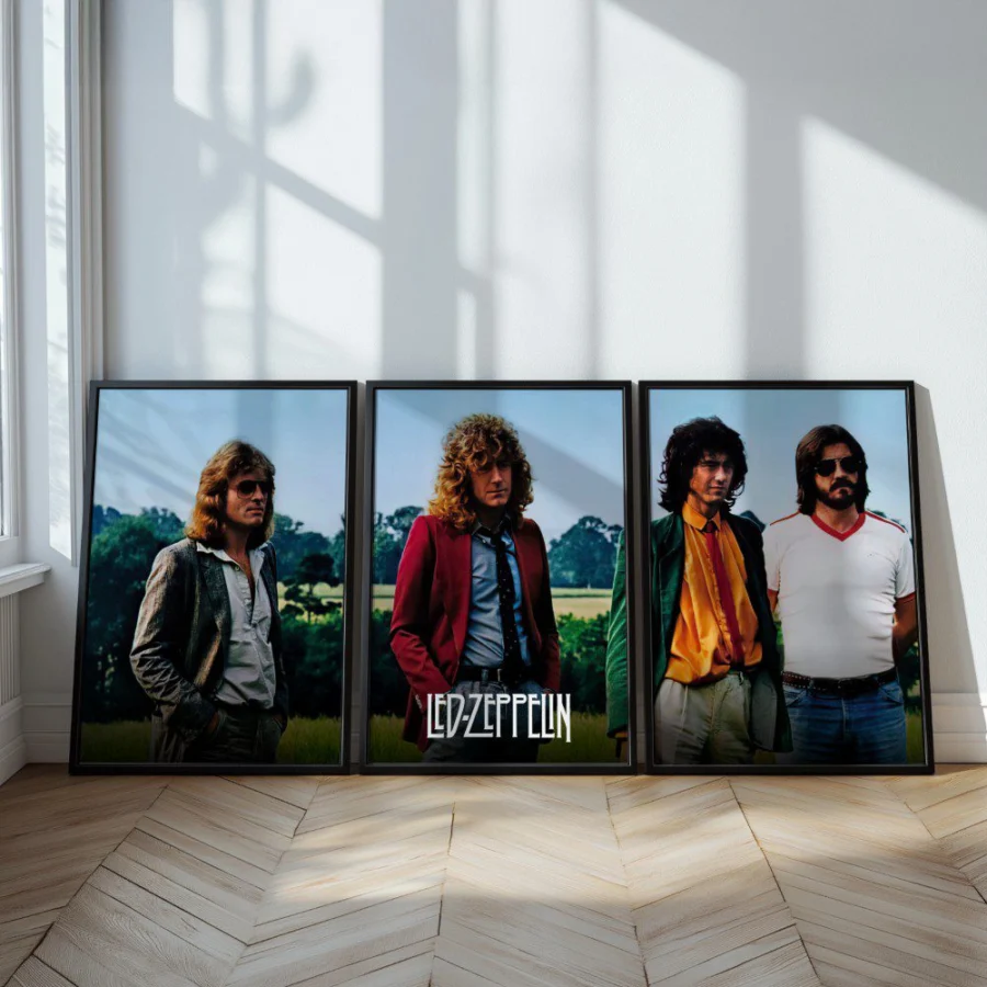 Mural Tríptico Led Zeppelin