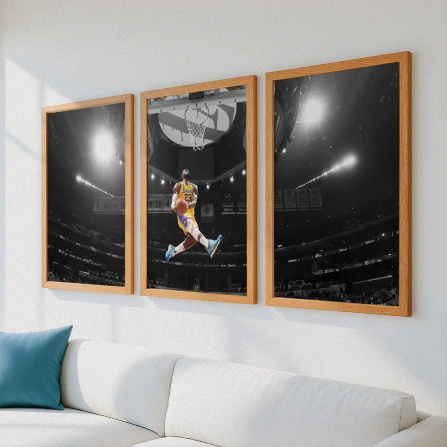 Mural Tríptico LeBron James
