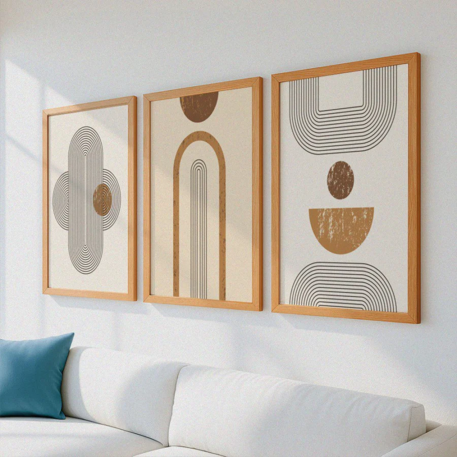 Mural Tríptico Line