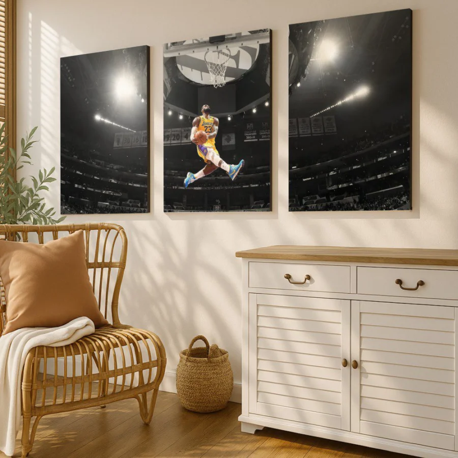 Mural Tríptico LeBron James