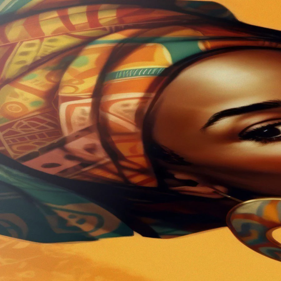 Mural Tríptico Mujeres de África