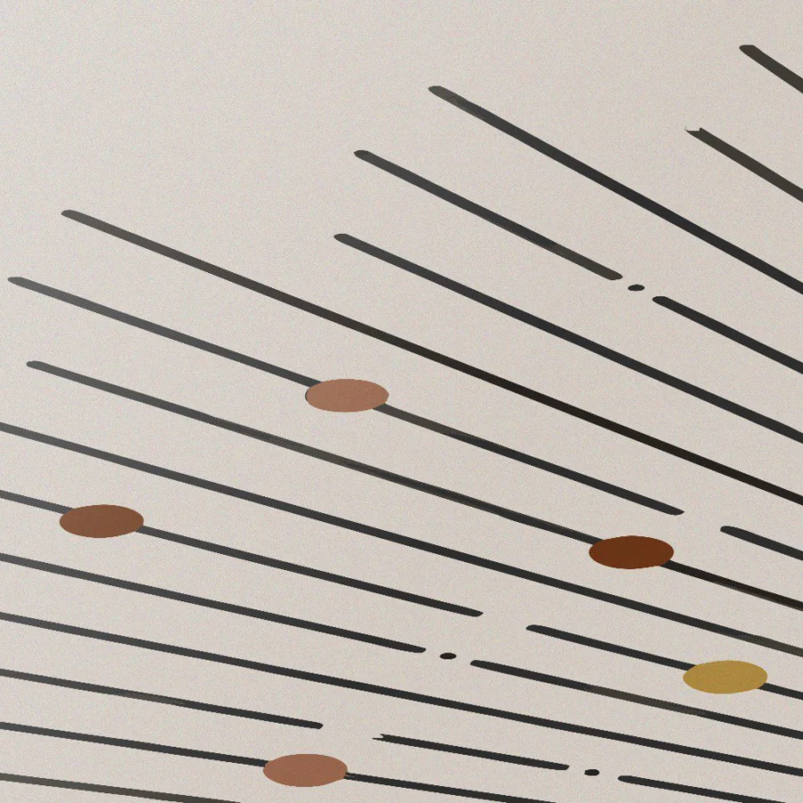 Mural Tríptico Desert Sun