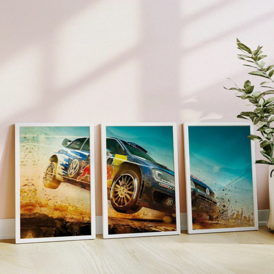 Mural Tríptico Dirt Rally