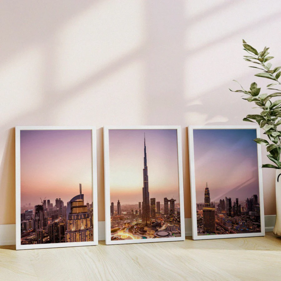 Mural Tríptico de Dubai