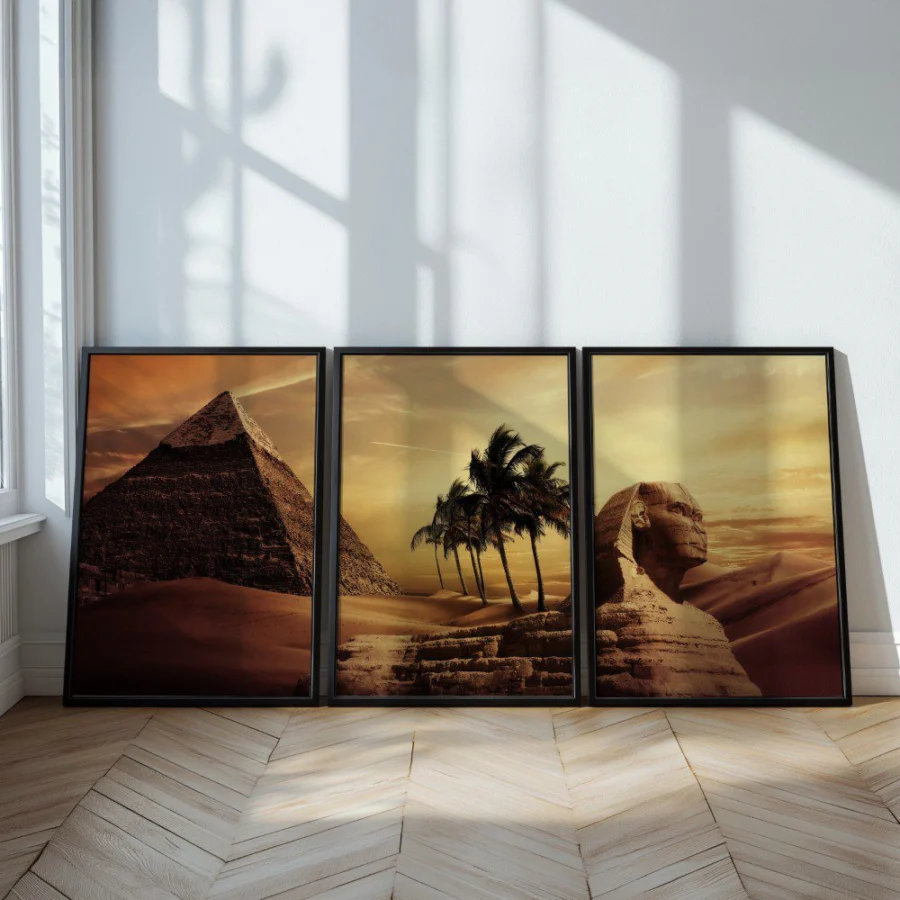 Mural Tríptico Egipto