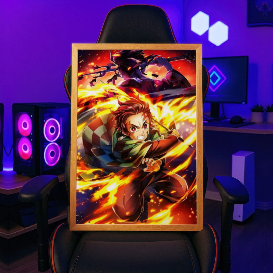 Cuadro de Demon Slayer