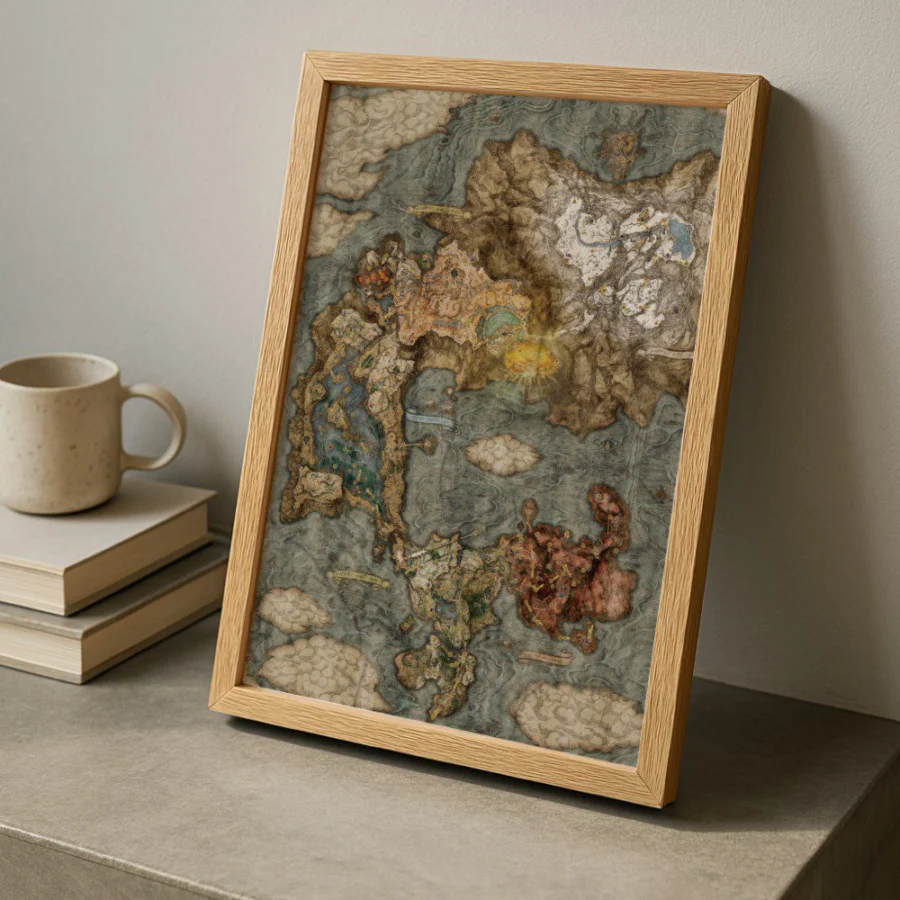 Cuadro de Mapa de las Tierras Intermedias