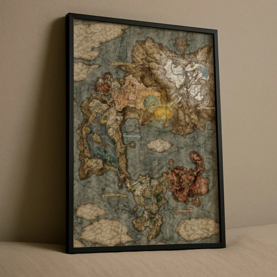 Cuadro de Mapa de las Tierras Intermedias