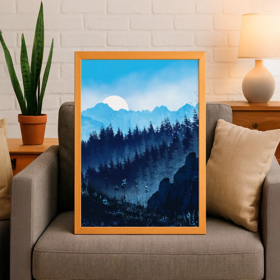 Montañas azules
