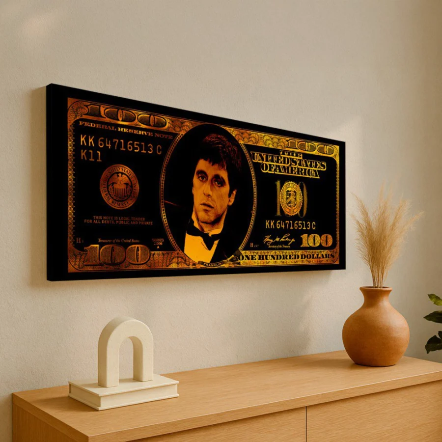 Mural Golden Tony Montana