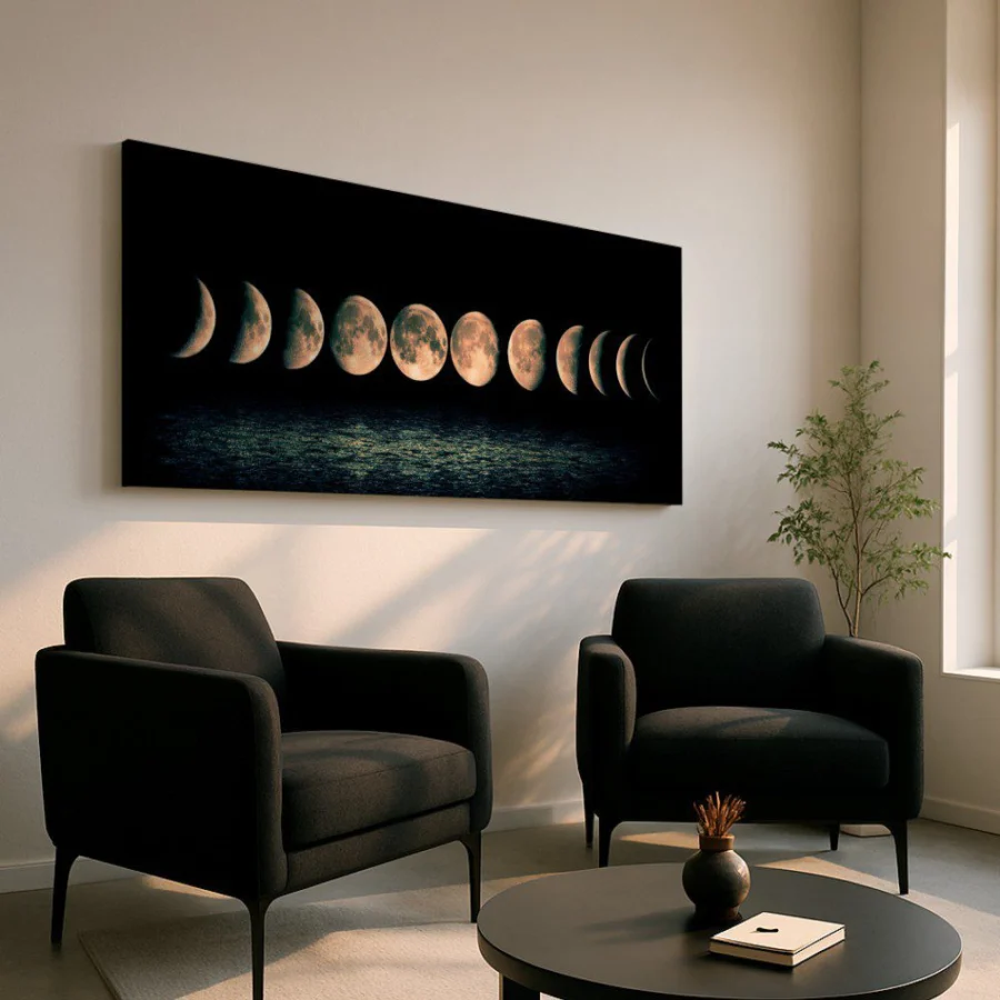 Mural Fases Lunares