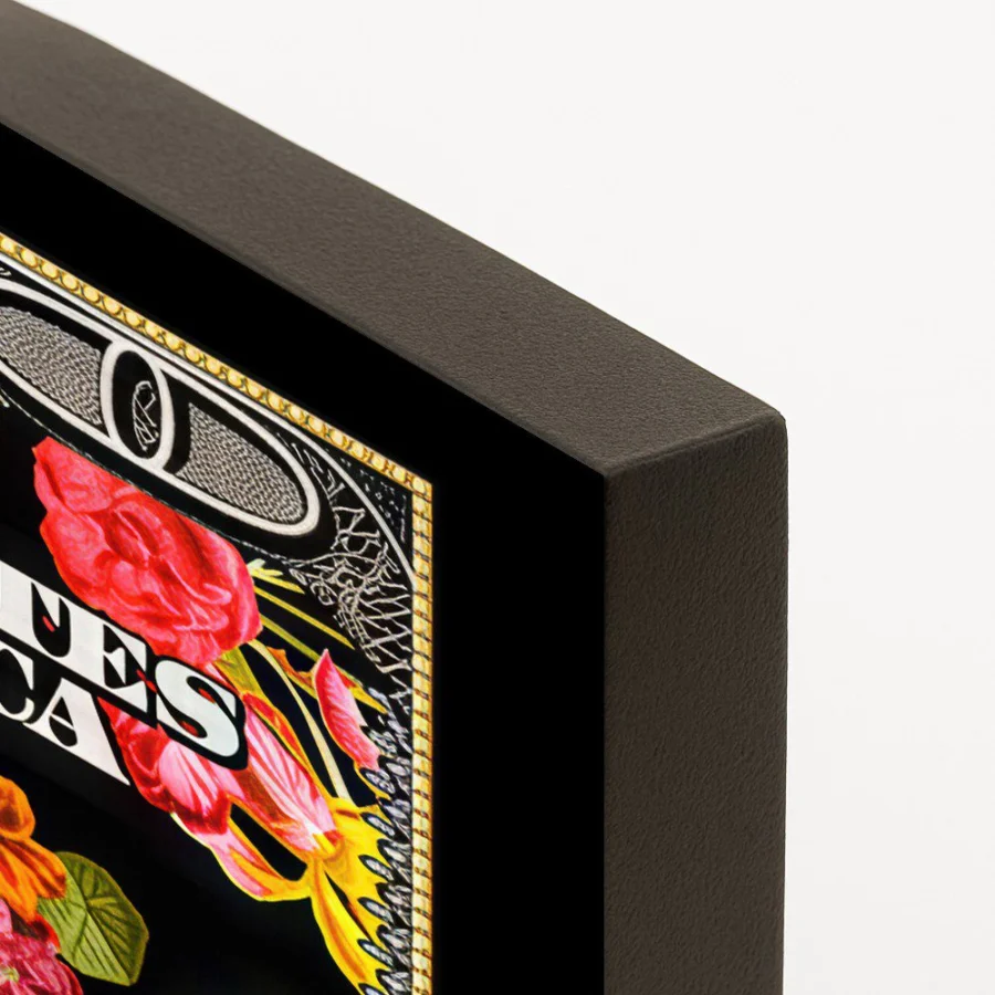 Mural Billete con Flores