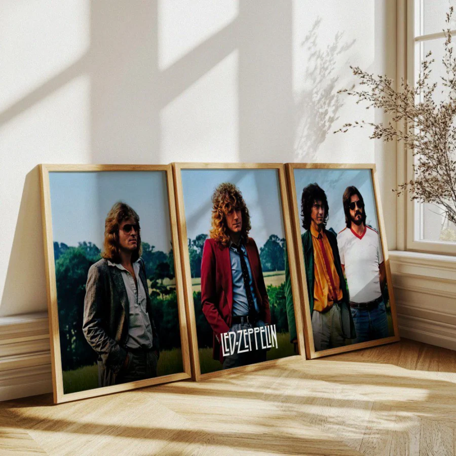 Mural Tríptico Led Zeppelin