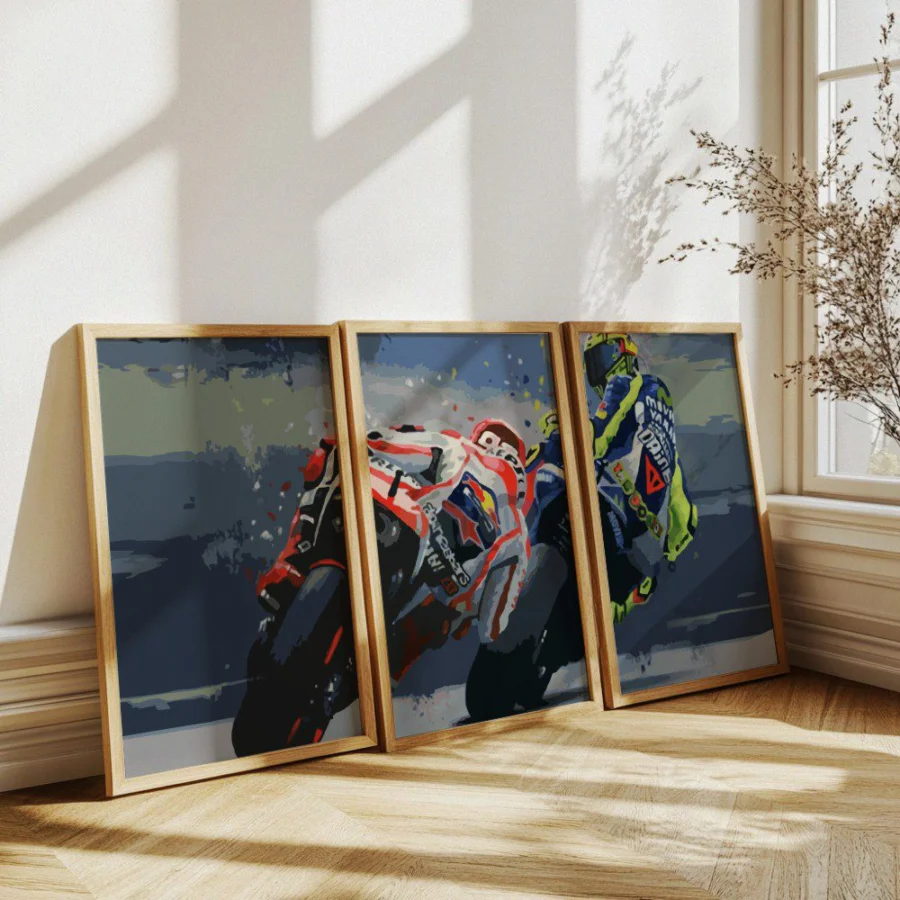 Mural Tríptico MotoGP