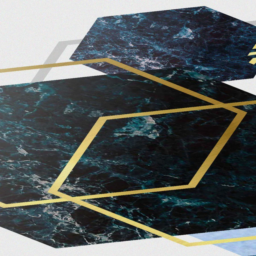 Mural Tríptico Set Geométrico