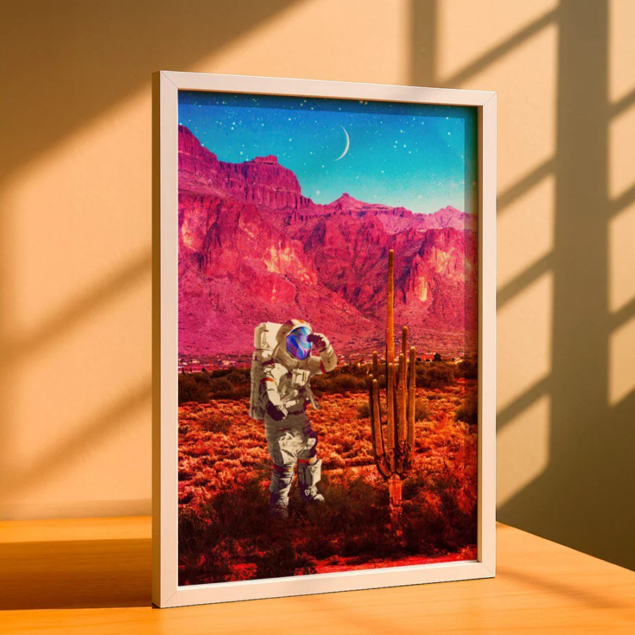 Cuadro de Astronaut in the Desert