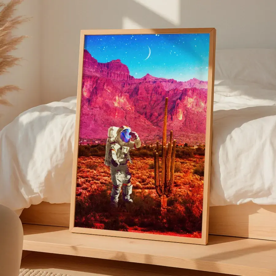 Cuadro de Astronaut in the Desert