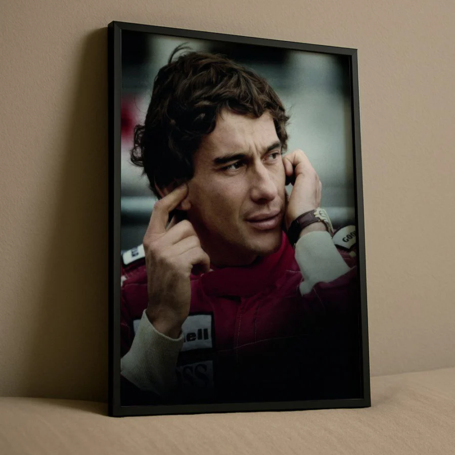 Cuadro de Ayrton Senna
