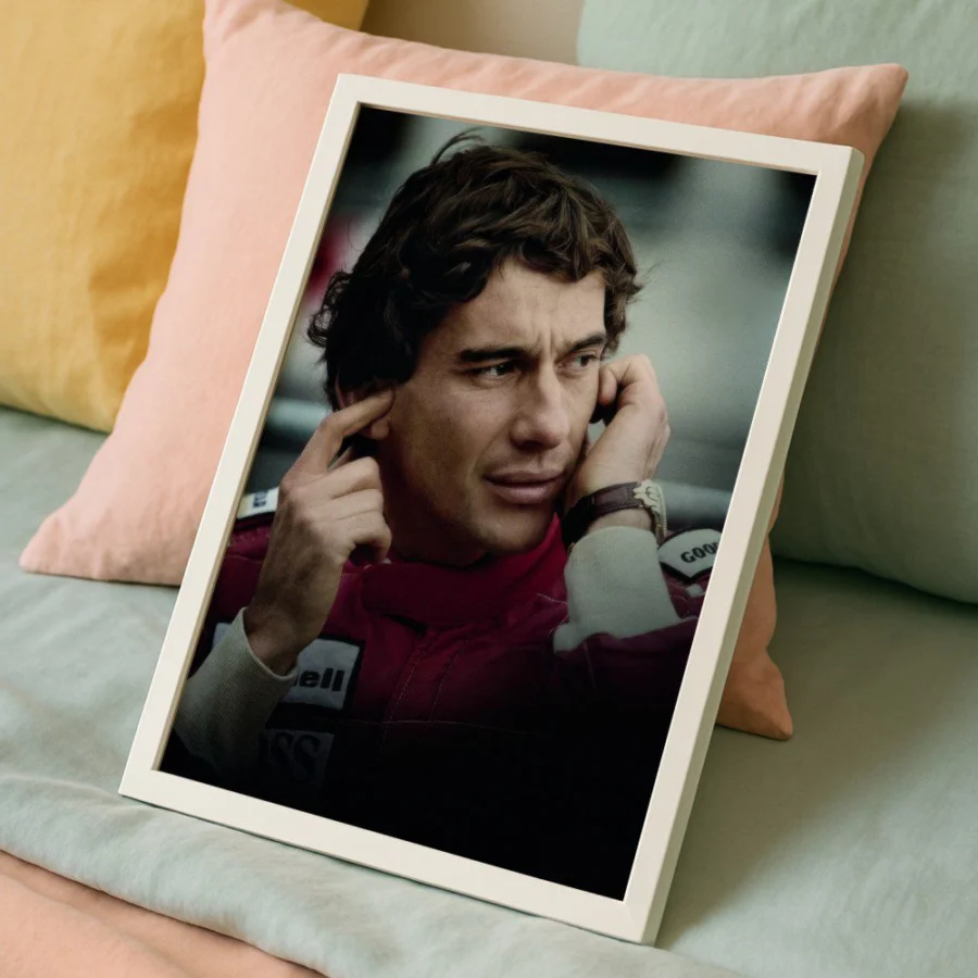 Cuadro de Ayrton Senna