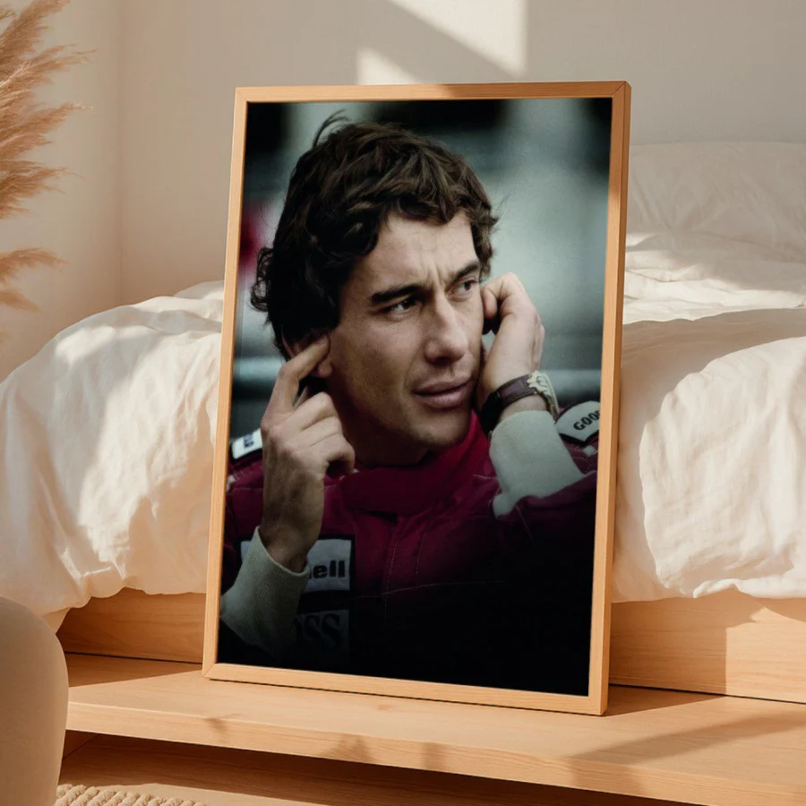 Cuadro de Ayrton Senna