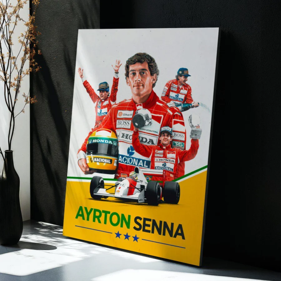 Cuadro de Ayrton Senna