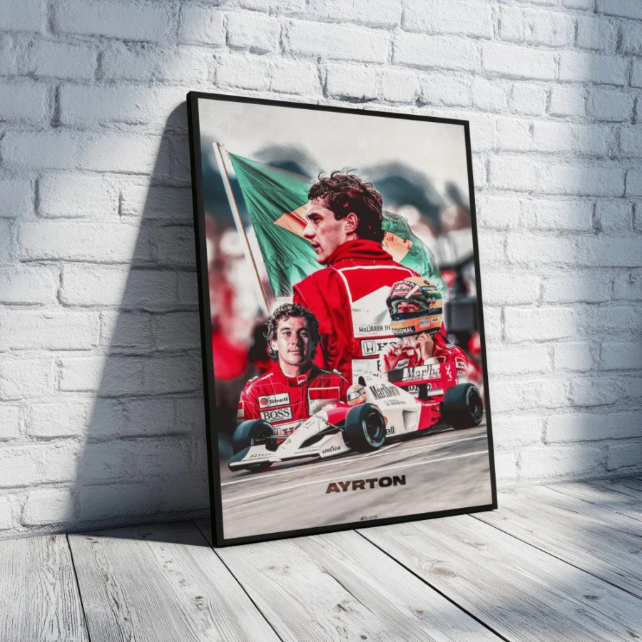 Cuadro de Ayrton Senna