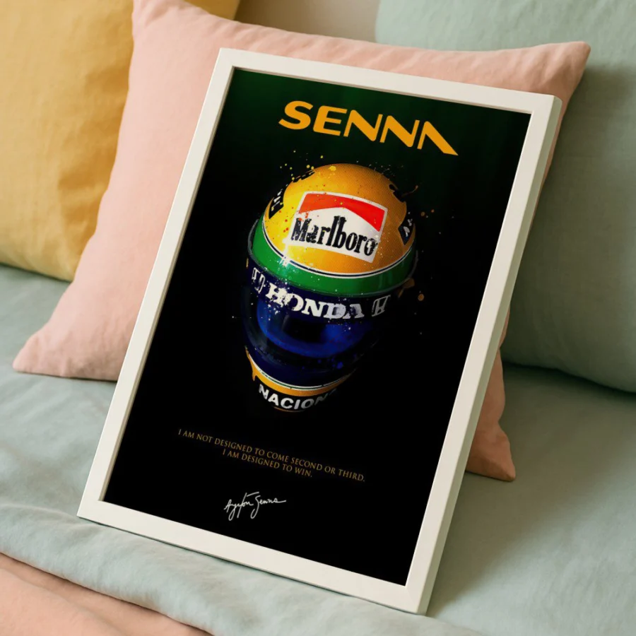 Cuadro de Ayrton Senna