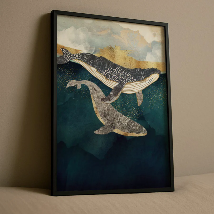 Cuadro de Ballenas