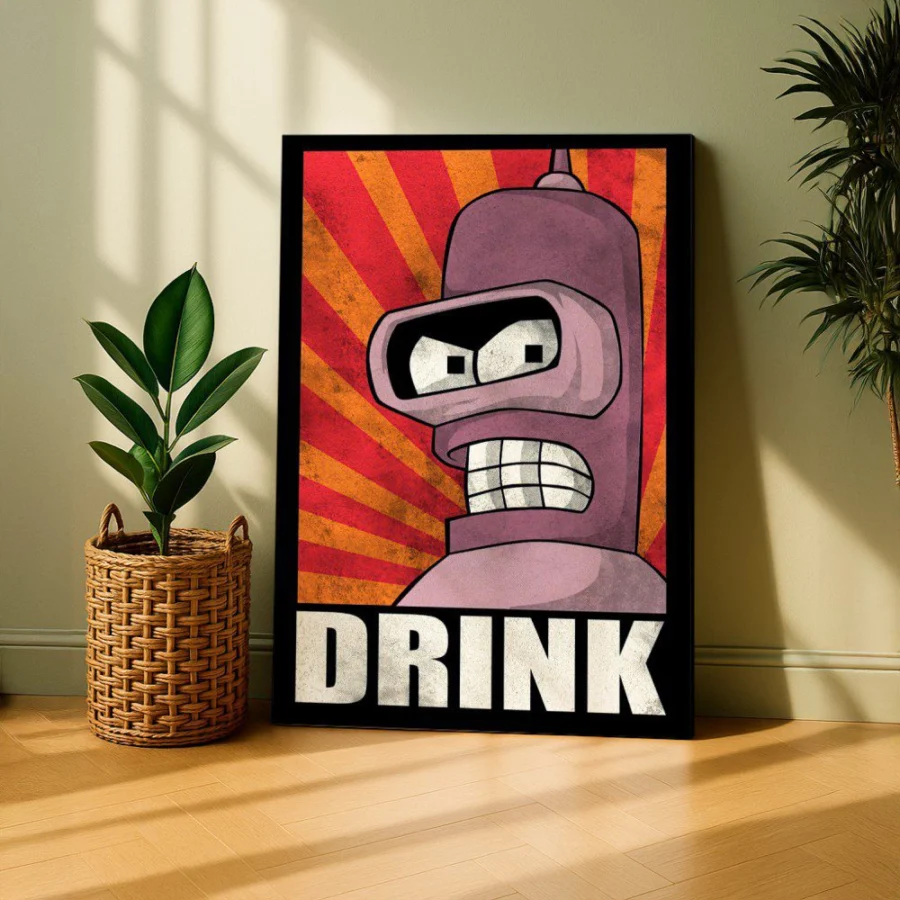 Cuadro de Bender - Futurama