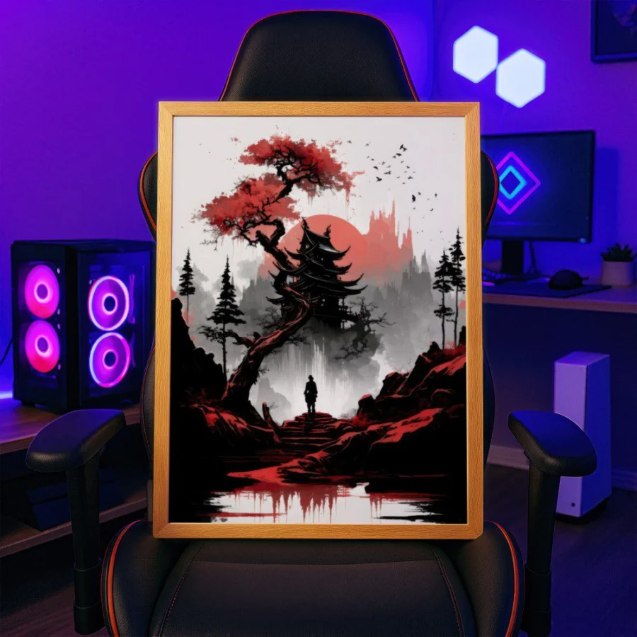 Cuadro de Castillo Japonés